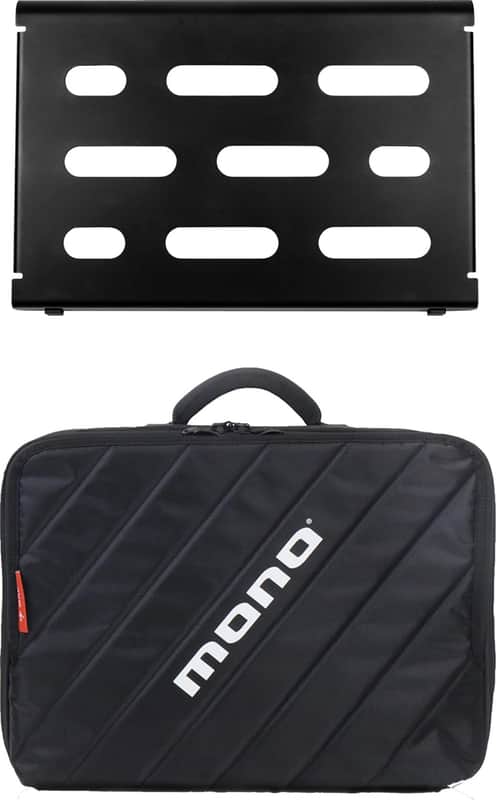MONO Small Pedalboard, 18" x 12.3" w/ Club 2.0 Accessory Case, Black image 1