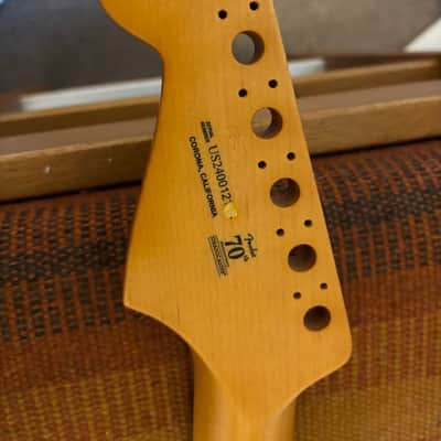 Fender American Ultra Strat neck 1/4 sawn with ebony 2024 - Satin image 7