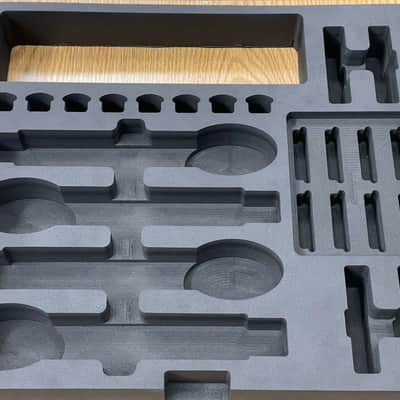 Custom Foam Insert for Rack Drawer fits Shure Axient Digital Wireless Handhelds and Bodypacks ADX1 ADX2 SB910 SB920 image 2