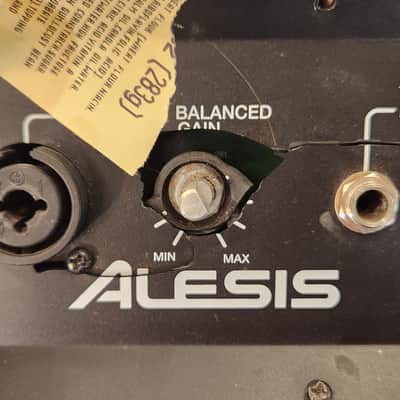 Alesis TransActive Mobile PA Speaker System w/ iPod Dock - Cracked Face Plate image 2