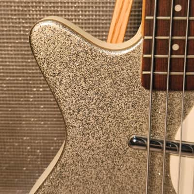 Danelectro 59DC Long Scale Bass 2010s Sparkling Champagne image 8