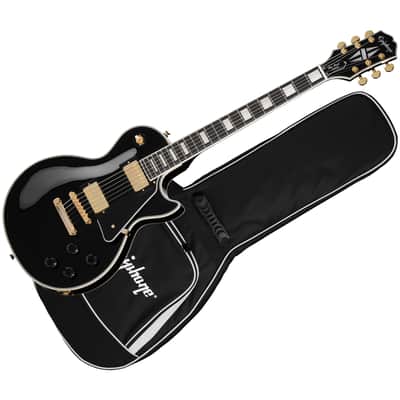 Les Paul Custom Ebony + Housse Epiphone image 1