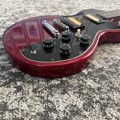 Gibson USA Sonex-180 Deluxe Candy Apple Red Vintage 1980 Les Paul Guitar *READ* image 3