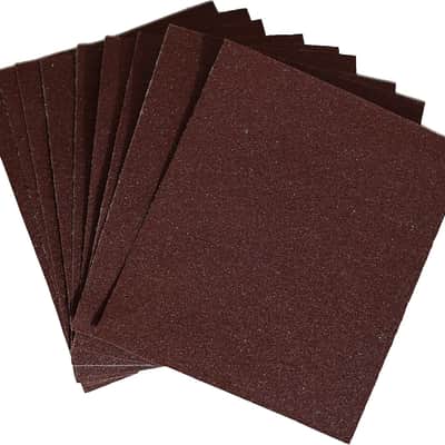 Guitar Bridge Saddle Nut Files Set - 13 Different Size Needle Files with Circular Cross Section and 9 Pcs Sand Paper For Bass, Ukulele, Acoustic & Electric Guitar nut slot polish image 5