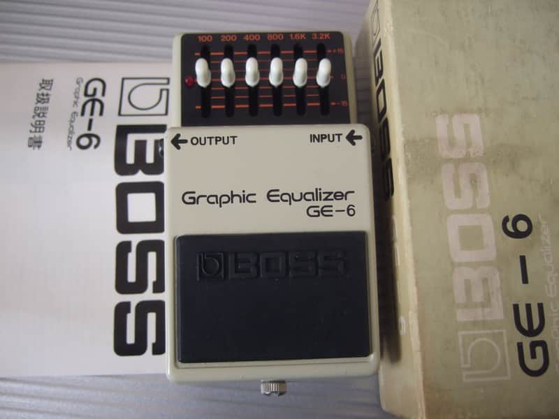 BOSS Graphic Equalizer GE-6　ヴィンテージ Boss GE-6 Graphic Equalizer | Reverb