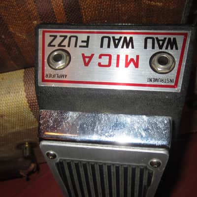 Circa 1968 Mica Wau Wau Fuzz Wah Pedal Black image 2