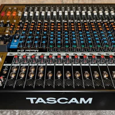 TASCAM Model 24 Multitrack Recorder / Mixer / USB Interface 2018 - Present Black with Wood Cheeks image 5