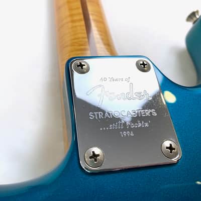 Fender Stratocaster ST-57 made in Japan 40th Anniversary 1994 Lake Placid Blue image 16