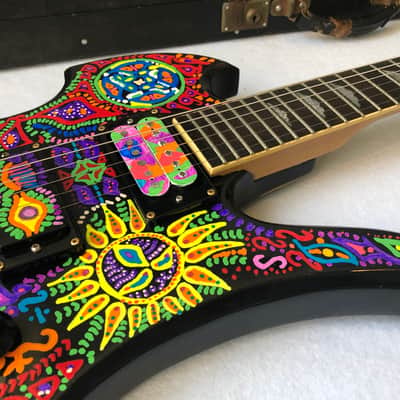 SALES*Fernandes MG Electric Guitar(松本秀人モデル)Hide Matsumoto Collection X-Japan Black and Hand-painted image 6