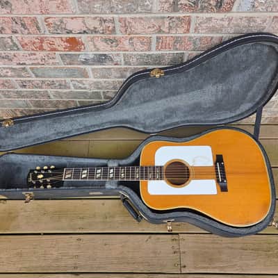 Vintage 1966 Gibson FJN Folk Acoustic Guitar w/ TKL Hardshell Case! image 2