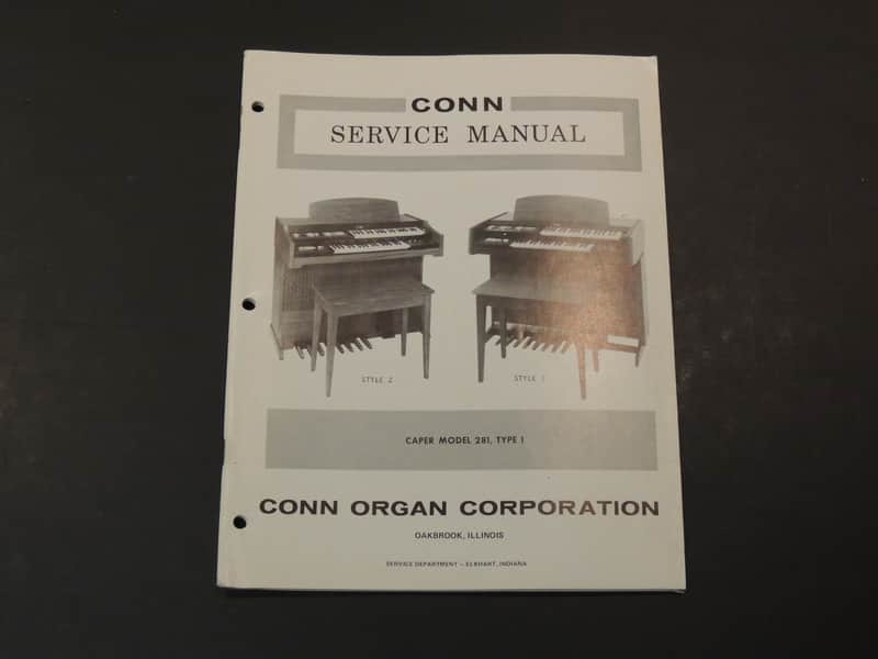 Conn Caper Model 281 Type 1 Service Manual