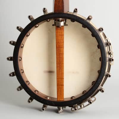 Bacon  Style #1 Banjo Ukulele (1926), ser. #21663, black gig bag case. image 4