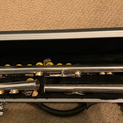 Yamaha Model 211S Closed Hole Flute All New Pads, Case image 7