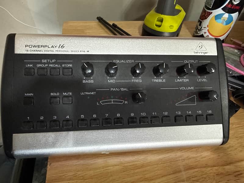 Behringer Powerplay P16-M 16-Channel Digital Personal Mixer 2011 - Present - Standard image 1