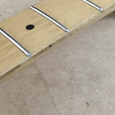 LEFTY Custom Vintage Fender Lic. Strat Neck Satin Nitro Lacquer Reverse Relic Bone Nut Loaded Stratocaster image 12