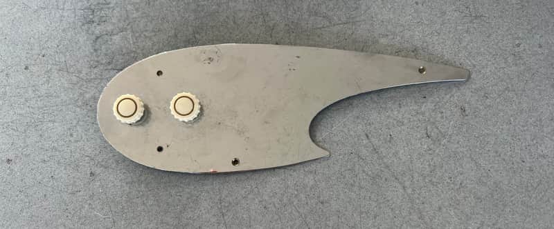 Hofner? Guard plate with controls 1950s - Chrome image 1