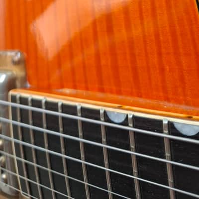Gretsch G6120TM - Tiger Maple Orange image 5