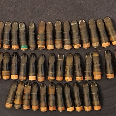 39 Clarinet Mouthpieces Buffet Crampon Low Logo (Chedeville) Rare Good State image 2