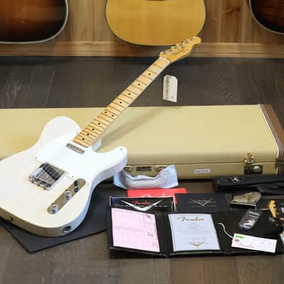 Minty! 2018 Fender Custom Shop 1956 Telecaster Journeyman Electric Guitar Relic Blonde + COA OHSC image 1