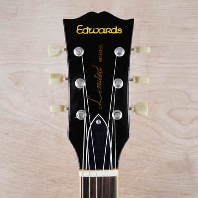 Edwards Limited Model E-LP-108LTS MIJ 2015 Lemon Drop Lacquer Flame Top Seympur Duncan PUs Japan w/ Bag image 12