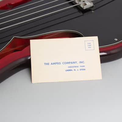 Ampeg  AEB-1 Electric Bass Guitar (1966), ser. #149, original black hard shell case. image 12