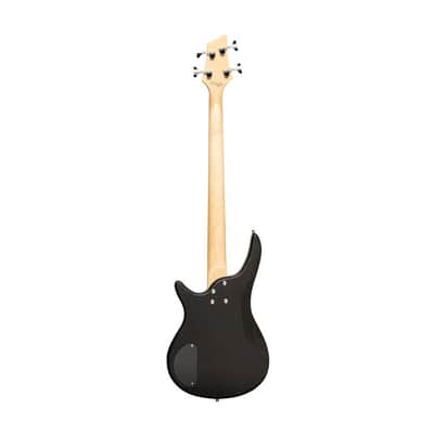 Stagg Fusion Electric Bass Guitar In Black - Ash Body With Versatile Pickup Configuration image 3