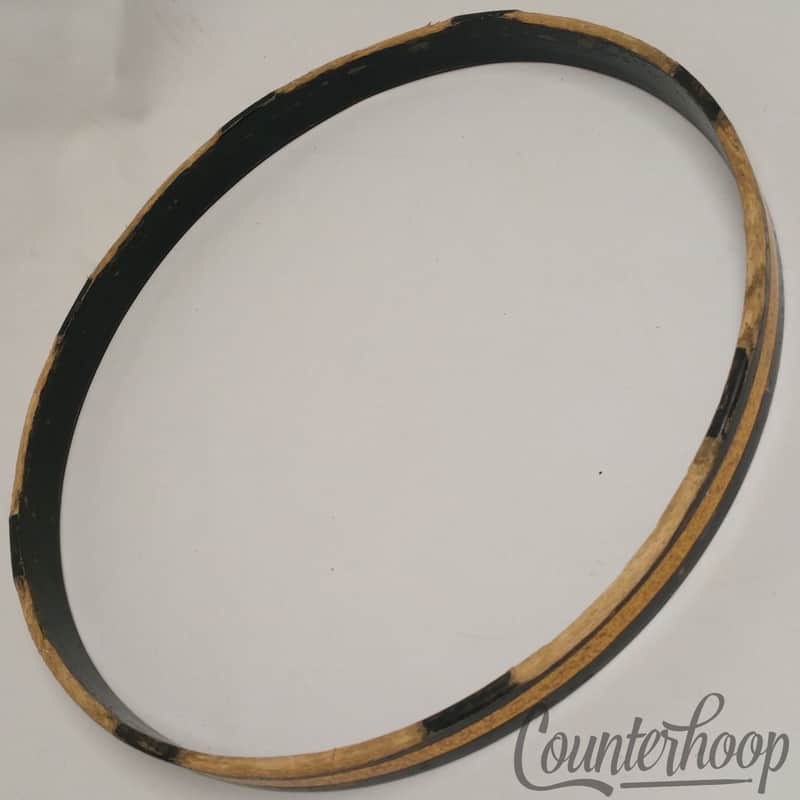 *Slingerland 15"1-Ply Gold Sparkle Maple Wood Hoop/Rim Snare/Tom 60s Drum Batter image 1