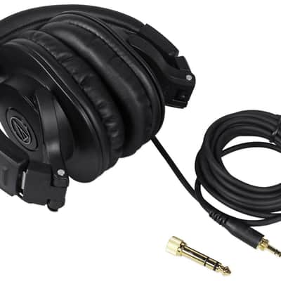 Audio Technica ATH-M30X Professional Studio Monitor Headphones+CAD Recording Mic image 12