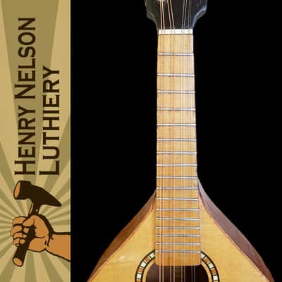 Spanish Style Mandolin Hand Built Small Shop, Flat Top, All Solid Woods, Luthier Restored, Video image 12