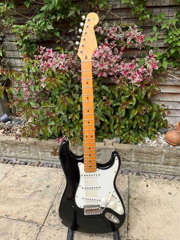 1989 USA Fender Stratocaster Plus Deluxe Refin Relic Maple fretboard Alan Dingwall pickups image 1