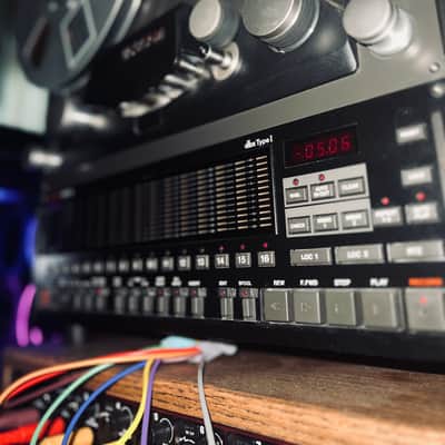 TASCAM MSR-16 1/2” 16-Track Reel-to-Reel Recorder w/ Used SM911 Tape, Take-Up Reel + Cables image 2