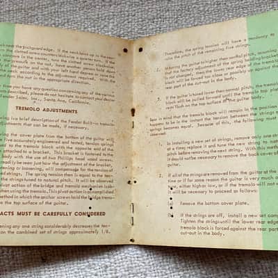 Fender Manual 1962/63 image 4