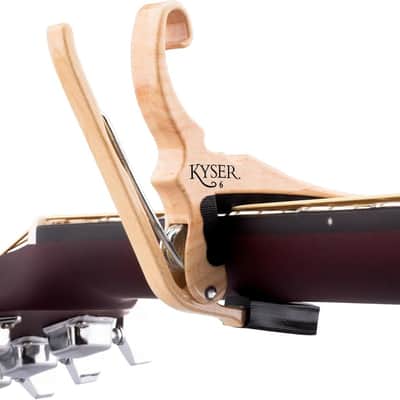 Kyser KG6MA Quick-Change Guitar Capo – Maple image 2