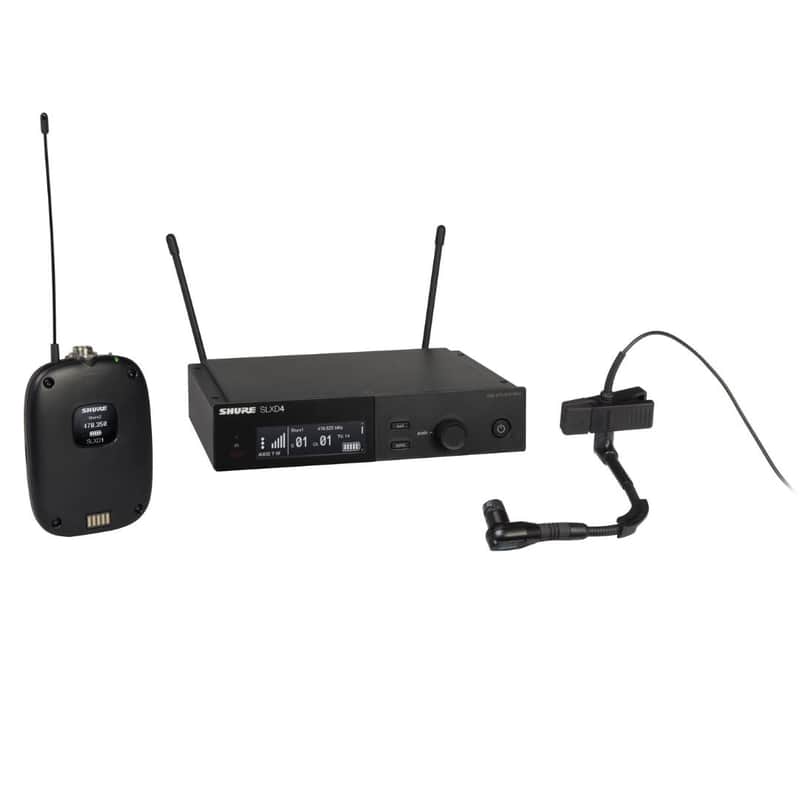 Shure SLXD14/98H Digital Wireless Instrument Microphone System-G58 (470 to 514 MHz) *USA Small Business* image 1