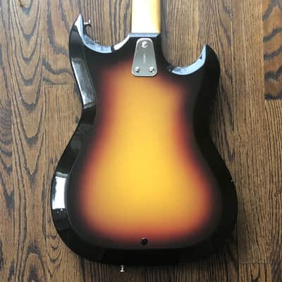 Hagstrom LEFTY F-400 Late 60’s Sunburst w/ OCBC image 11