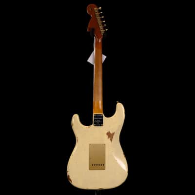 2024 Fender Custom Limited Edition Roasted "Big Head" Stratocaster® Relic® - Aged Vintage White image 4