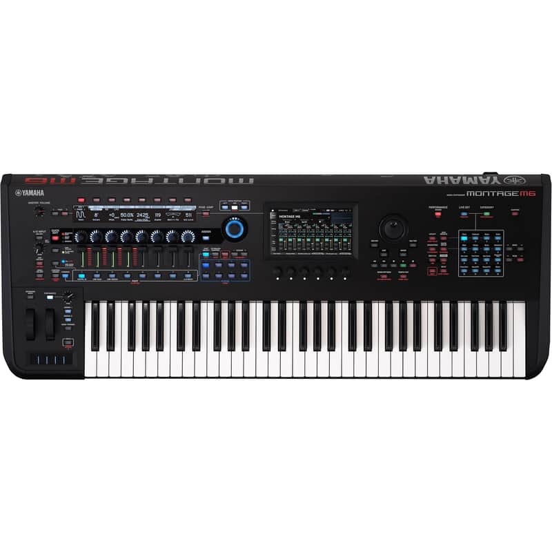 Yamaha Montage M6 Keyboard Synthesizer, 61-Key image 1