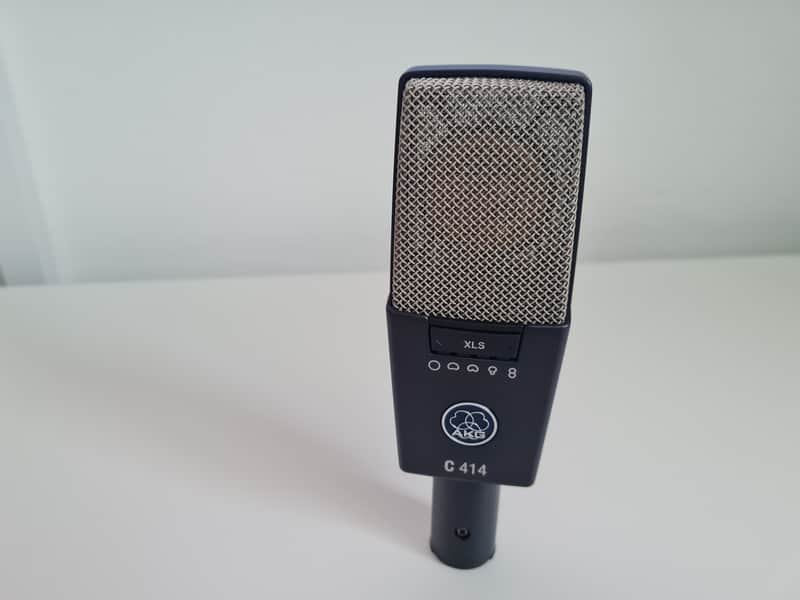 AKG C414 XLS Large Diaphragm Multipattern Condenser Microphone 2010s - Black image 1