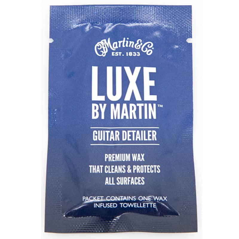 Martin Luxe Guitar Detailer Towellette image 1