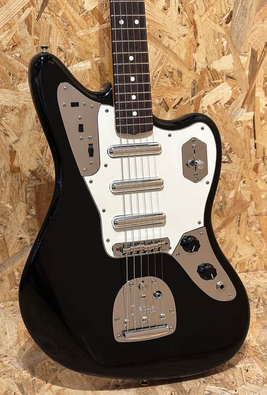 Pre Owned Fender 2025 Limited Edition Johnny Marr Signature Special Jaguar - Black, RW Inc. Case