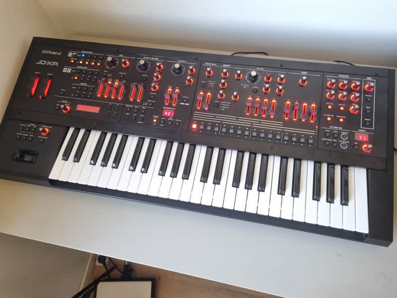 Roland JD-Xa 49-Key Analog/Digital Crossover Synthesizer Matte Overlay image 1