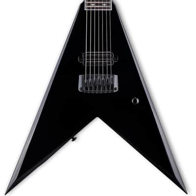 ESP LTD SIGNATURE SERIES JS-7 Baritone Black 7-String Electric Guitar w/ Case image 7