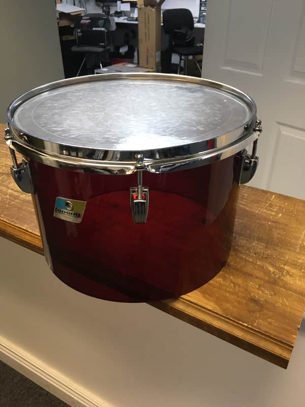1970s Ludwig Vistalite 8x12" Concert Tom with Single-Color Finish image 1