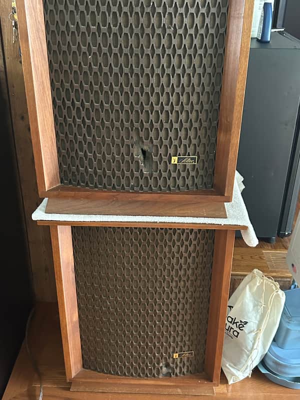 Altec Lansing 847A The Seville Vintage Pair of Speakers Tested Excellent image 1