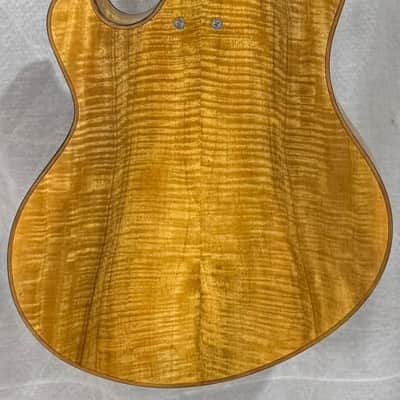 Blueberry Handmade Electric Guitar Double Cutaway Semi-Hollowbody image 7