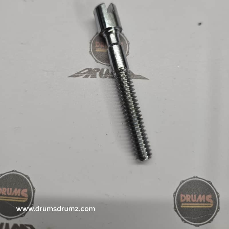 1980s Sonor 45 mm slotted 1/4 tension rod Chrome
