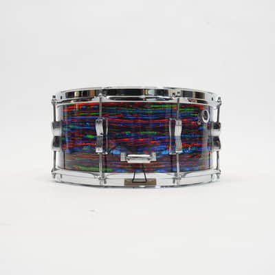 LUDWIG CLASSIC 14"x 6.5" PSYCHEDELIC RED SNARE DRUM 1970s - Psychedelic Red image 4