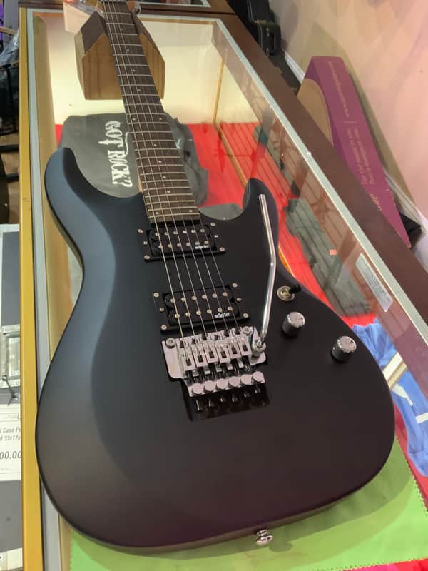 Schecter C-6 FR DELUXE Satin Black image 1