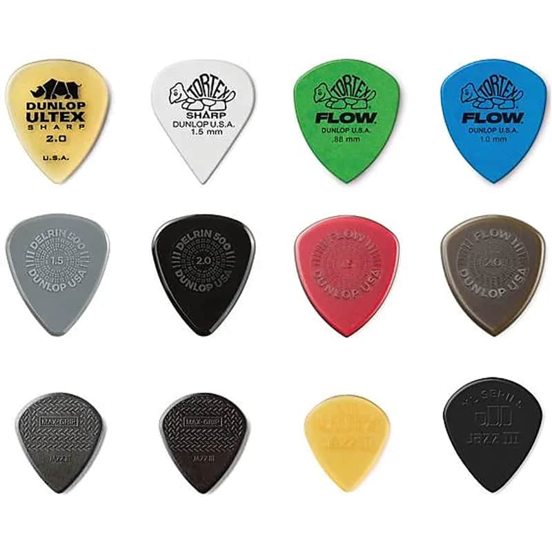 Dunlop PVP1118 Shred Guitar Pick Variety Pack (12-Pack) image 1