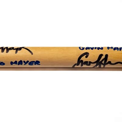 RARE Gavin Harrison & Jojo Mayer Autographed Drumstick - London Drum Show 2010 image 2
